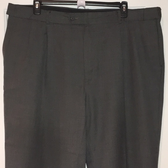 Stafford Men’s Dress pants color Gray - Picture 4 of 8